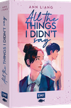 All the things I didn't say Cover des Buches All the things I didn't say (ISBN: 9783745933680)