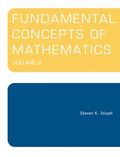 Fundamental Concepts of Mathematics Cover des Buches Fundamental Concepts of Mathematics (ISBN: 9781412058667)