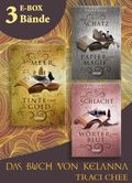 Ein Meer aus Tinte und Gold – Band 1-3 der Fantasy-Serie im Sammelband (Das Buch von Kelanna) Cover des Buches Ein Meer aus Tinte und Gold – Band 1-3 der Fantasy-Serie im Sammelband (Das Buch von Kelanna) (ISBN: null)