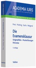Die Examensklausur Cover des Buches Die Examensklausur (ISBN: 9783800646555)