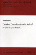 Defekte Demokratie oder keine?: Das politische System Russlands: Das politische System Rußlands Cover des Buches Defekte Demokratie oder keine?: Das politische System Russlands: Das politische System Rußlands (ISBN: 9783825863258)