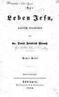Das Leben Jesu, kritisch bearbeitet - 1840 Cover des Buches Das Leben Jesu, kritisch bearbeitet - 1840 (ISBN: B005XCCQ5C)