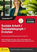 Soziale Arbeit: / Sozialpädagogik / Erzieher Einstellungstest/Eignungstest bestehen | Online-Testtrainer inkl. App & über 5.000 Aufgaben mit Lösungen I Erfahrungsberichte, Mathematik, Logisches Denken Cover des Buches Soziale Arbeit: / Sozialpädagogik / Erzieher Einstellungstest/Eignungstest bestehen | Online-Testtrainer inkl. App & über 5.000 Aufgaben mit Lösungen I Erfahrungsberichte, Mathematik, Logisches Denken (ISBN: 9783985405091)