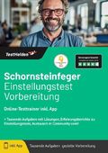 Schornsteinfeger Einstellungstest: Online-Testtrainer inkl. App | + Tausende Aufgaben mit Lösungen, Erfahrungsberichte zu Einstellungstests, Austausch in Community uvm! Cover des Buches Schornsteinfeger Einstellungstest: Online-Testtrainer inkl. App | + Tausende Aufgaben mit Lösungen, Erfahrungsberichte zu Einstellungstests, Austausch in Community uvm! (ISBN: 9783988175588)
