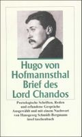 Brief des Lord Chandos Cover des Buches Brief des Lord Chandos (ISBN: 9783458343592)
