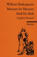 Measure for Measure /Mass für Mass Cover des Buches Measure for Measure /Mass für Mass (ISBN: 9783150045237)