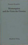 Montesquieu und der Geist der Gesetze Cover des Buches Montesquieu und der Geist der Gesetze (ISBN: 9783050029832)
