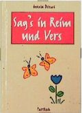 Sag's in Reim und Vers Cover des Buches Sag's in Reim und Vers (ISBN: 9783629006165)