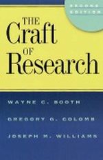 The Craft of Research Cover des Buches The Craft of Research (ISBN: 0226065650)