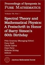 Spectral Theory and Mathematical Physics: a Festschrift in Honor of Barry Simon's 60th Birthday Cover des Buches Spectral Theory and Mathematical Physics: a Festschrift in Honor of Barry Simon's 60th Birthday (ISBN: 0821842498)