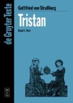 Tristan Band 1 Cover des Buches Tristan Band 1 (ISBN: 3110176963)