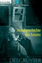 Sozialgeschichte Des Lesens Cover des Buches Sozialgeschichte Des Lesens (ISBN: 3110178168)