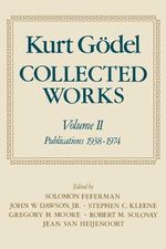 Collected works. Volume II: Publications 1938-1974. Cover des Buches Collected works. Volume II: Publications 1938-1974. (ISBN: 9780195147216)