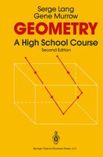Geometry: A High School Course Cover des Buches Geometry: A High School Course (ISBN: 9780387966540)