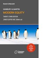 Hanbury & Martin Modern Equity: (ProView eBook included) Cover des Buches Hanbury & Martin Modern Equity: (ProView eBook included) (ISBN: 9780414119857)