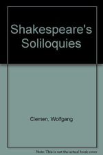 Shakespeare's Soliloquies Cover des Buches Shakespeare's Soliloquies (ISBN: 9780416058628)