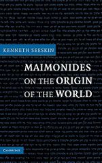 Maimonides on the Origin of the World Cover des Buches Maimonides on the Origin of the World (ISBN: 9780521845533)