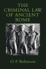 The Criminal Law of Ancient Rome Cover des Buches The Criminal Law of Ancient Rome (ISBN: 9780801867576)