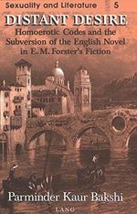Distant Desire: Homoerotic Codes and the Subversion of the English Novel in E.M. Forster's Fiction (Sexuality and Literature, Band 5) Cover des Buches Distant Desire: Homoerotic Codes and the Subversion of the English Novel in E.M. Forster's Fiction (Sexuality and Literature, Band 5) (ISBN: 9780820425443)