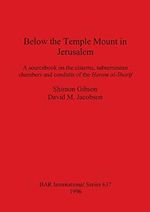 Below the Temple Mount in Jerusalem: A sourcebook on the cisterns, subterranean chambers and conduits of the ¿aram al-Shar¿f (Bar International, Band 637) Cover des Buches Below the Temple Mount in Jerusalem: A sourcebook on the cisterns, subterranean chambers and conduits of the ¿aram al-Shar¿f (Bar International, Band 637) (ISBN: 9780860548201)