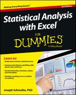 Statistical Analysis with Excel For Dummies Cover des Buches Statistical Analysis with Excel For Dummies (ISBN: 9781118464311)