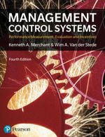 Management Control Systems Cover des Buches Management Control Systems (ISBN: 9781292110554)