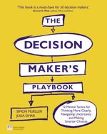 Decision Maker's Playbook, The Cover des Buches Decision Maker's Playbook, The (ISBN: 9781292129334)