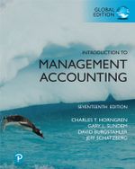 Introduction to Management Accounting, Global Edition Cover des Buches Introduction to Management Accounting, Global Edition (ISBN: 9781292412566)