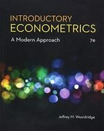 Introductory Econometrics: A Modern Approach Cover des Buches Introductory Econometrics: A Modern Approach (ISBN: 9781337558860)