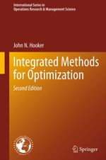 Integrated Methods for Optimization, 1 Cover des Buches Integrated Methods for Optimization, 1 (ISBN: 9781489989949)