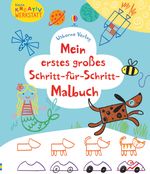 Kleine Kreativ-Werkstatt - Mein erstes großes Schritt-für-Schritt-Malbuch Cover des Buches Kleine Kreativ-Werkstatt - Mein erstes großes Schritt-für-Schritt-Malbuch (ISBN: 9781789413588)