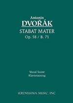 Stabat Mater, Op. 58: Vocal score Cover des Buches Stabat Mater, Op. 58: Vocal score (ISBN: 9781932419542)