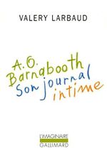 A. O. Barnabooth, son journal intime Cover des Buches A. O. Barnabooth, son journal intime (ISBN: 9782070204151)