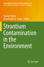 Strontium Contamination in the Environment Cover des Buches Strontium Contamination in the Environment (ISBN: 9783030153168)