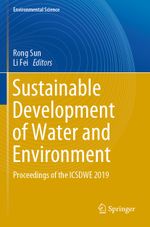 Sustainable Development of Water and Environment Cover des Buches Sustainable Development of Water and Environment (ISBN: 9783030167318)