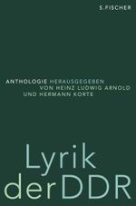 Lyrik der DDR Cover des Buches Lyrik der DDR (ISBN: 9783100015334)