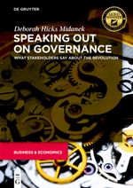 Speaking Out on Governance Cover des Buches Speaking Out on Governance (ISBN: 9783110666687)
