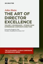 The Art of Director Excellence Cover des Buches The Art of Director Excellence (ISBN: 9783110689105)