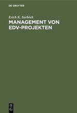Management von EDV-Projekten Cover des Buches Management von EDV-Projekten (ISBN: 9783110837674)