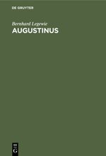 Augustinus Cover des Buches Augustinus (ISBN: 9783111582634)