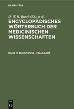 Encathisma - Fallkraut Cover des Buches Encathisma - Fallkraut (ISBN: 9783111593258)