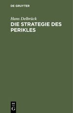 Die Strategie des Perikles Cover des Buches Die Strategie des Perikles (ISBN: 9783111644004)