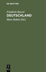 Deutschland Cover des Buches Deutschland (ISBN: 9783111705262)