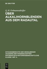 Über Alkalihornblenden aus dem Radautal Cover des Buches Über Alkalihornblenden aus dem Radautal (ISBN: 9783111718095)