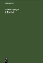Lenin Cover des Buches Lenin (ISBN: 9783111726588)