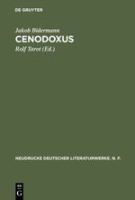 Cenodoxus Cover des Buches Cenodoxus (ISBN: 9783111816876)
