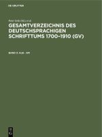 Alb - Am Cover des Buches Alb - Am (ISBN: 9783112321041)