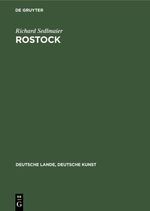 Rostock Cover des Buches Rostock (ISBN: 9783112332160)