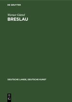 Breslau Cover des Buches Breslau (ISBN: 9783112357187)