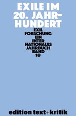 Exile im 20. Jahrhundert Cover des Buches Exile im 20. Jahrhundert (ISBN: 9783112422502)